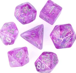 Dobbelstenen Set - Purpelicous Candy (7-delig)