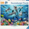 Dolfijnen in het Koraalrif Puzzel (500 stukjes)