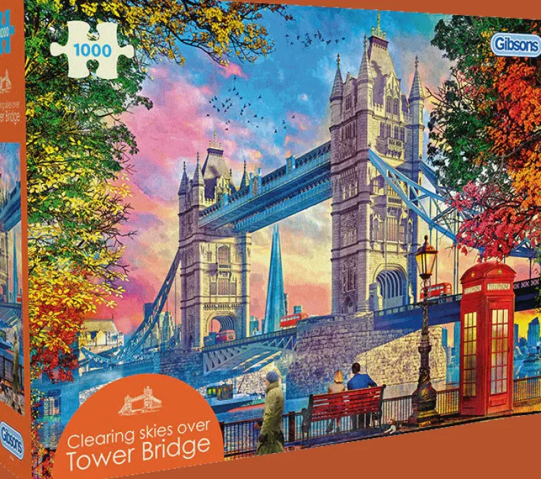Dominic Davison - Clearing Skies Over Tower Bridge Puzzel (1000 stukjes)
