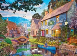 Dominic Davison - Tea on the River Puzzel (500 stukjes)