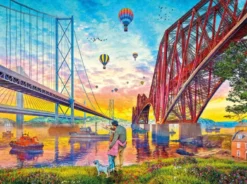 Dominic Davison - Three Bridges Crossing Puzzel (1000 stukjes)