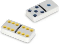 Domino Dubbel 6 Kleur Tin
