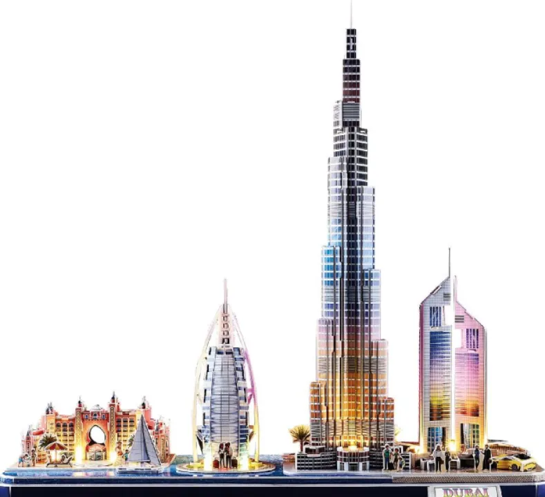 3D Puzzel - Dubai LED (182 stukjes)