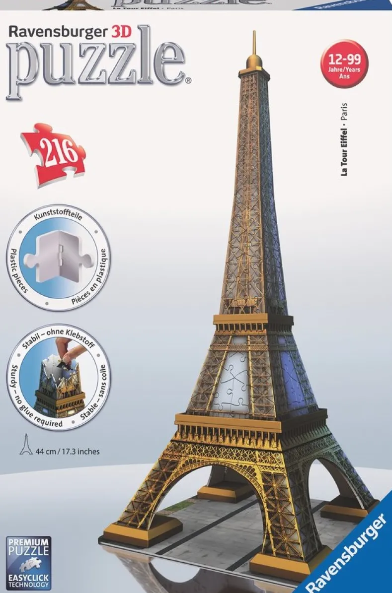3D Puzzel - Eiffeltoren (216 stukjes)