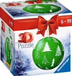 3D Puzzel - Kerstbal Groen (54 stukjes)