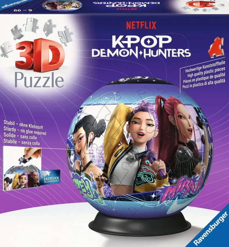 3D Puzzel - KPop Demon Hunters (72 stukjes)