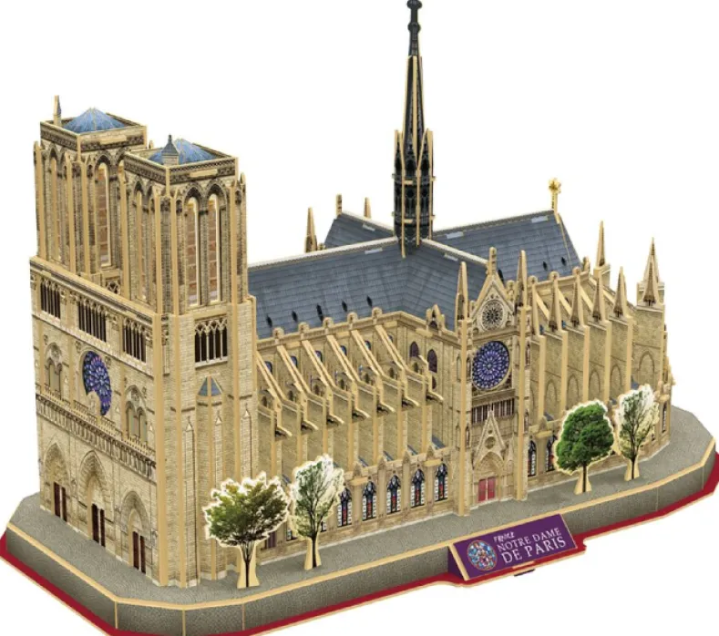 3D Puzzel - Notre Dame De Paris (128 stukjes)