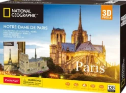 3D Puzzel - Notre Dame De Paris (128 stukjes)