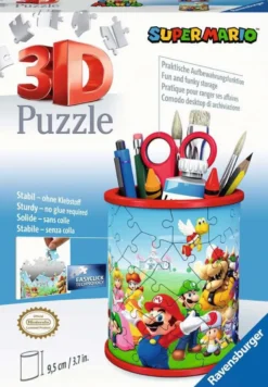 3D Puzzel - Pennenbak Super Mario (57 stukjes)