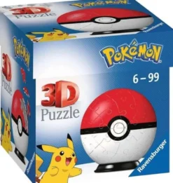 3D Puzzel - Pokemon Pokeball (54 stukjes)