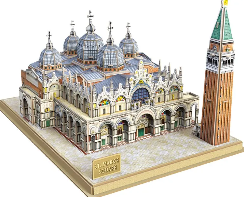 3D Puzzel - St. Marco Venetie (107 stukjes)
