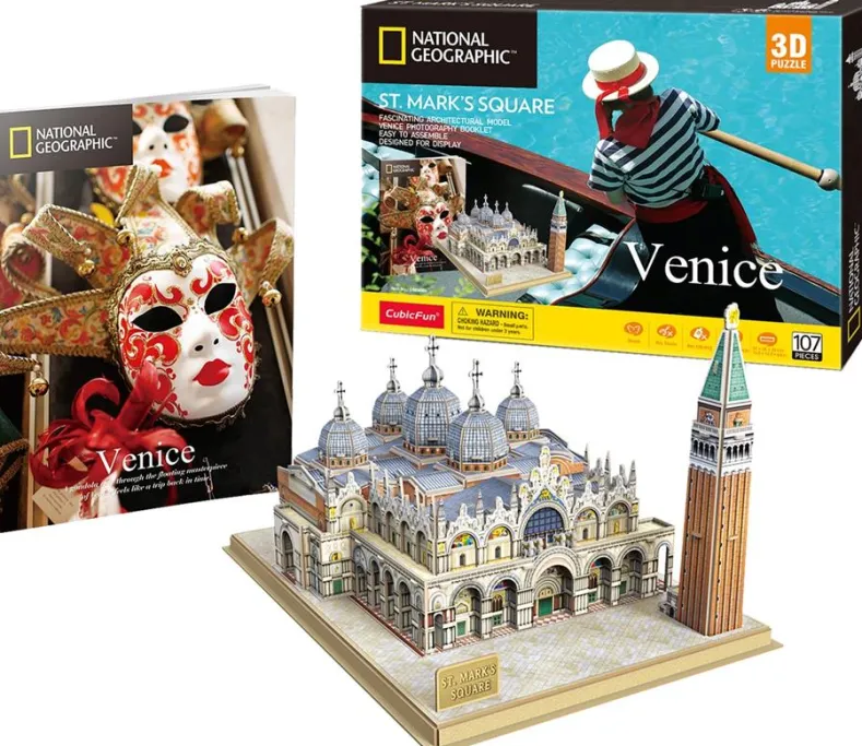 3D Puzzel - St. Marco Venetie (107 stukjes)
