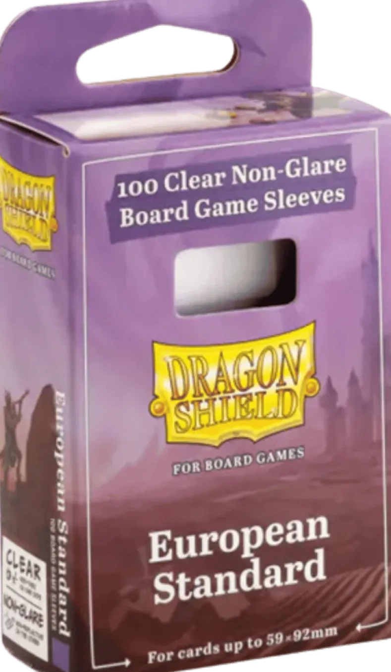 Dragon Shield Board Games Sleeves Non Glare - European Standard (59x92mm)