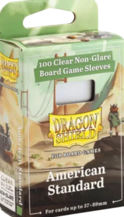 Dragon Shield Board Games Sleeves Non Glare - American Standard (57x89mm)