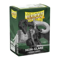 Dragon Shield - DS Non-Glare Matte Green Sleeves (100 sleeves)