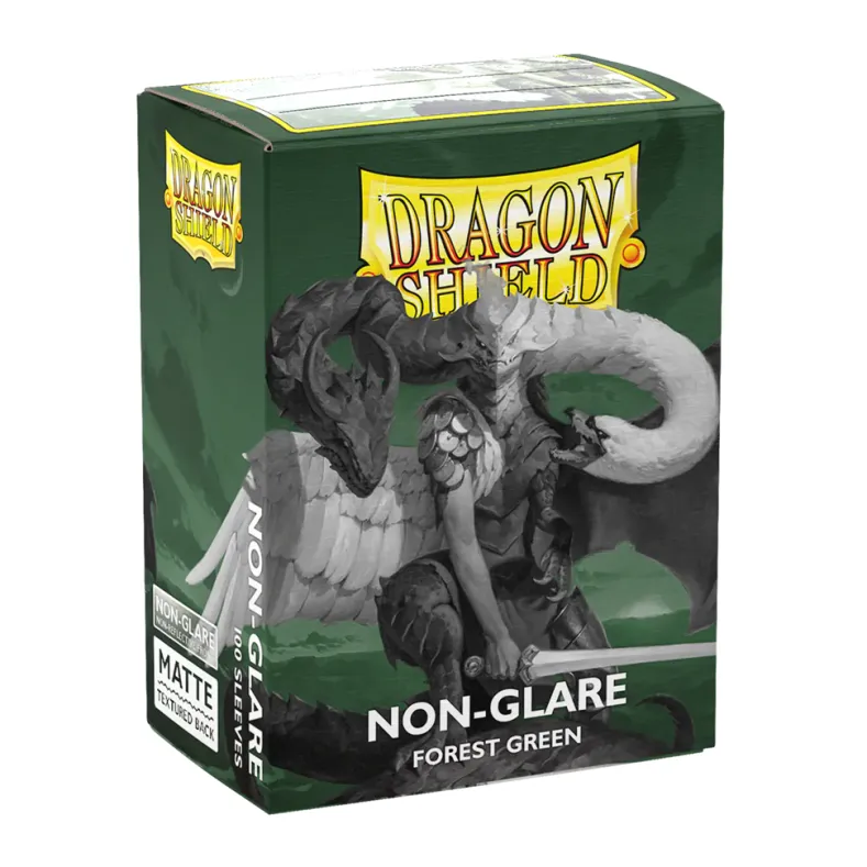 Dragon Shield - DS Non-Glare Matte Green Sleeves (100 sleeves)