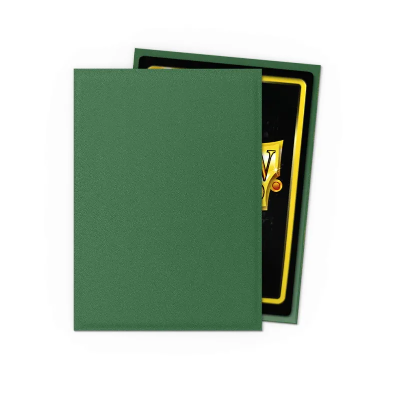 Dragon Shield - DS Non-Glare Matte Green Sleeves (100 sleeves)