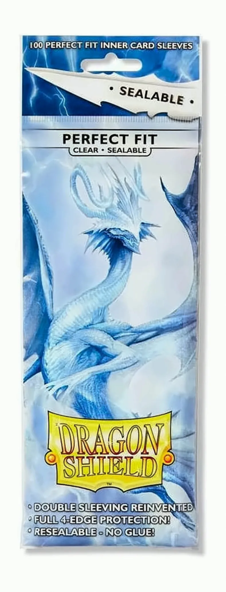 Dragon Shield - Perfect Fit - Clear Sealable (100 sleeves)