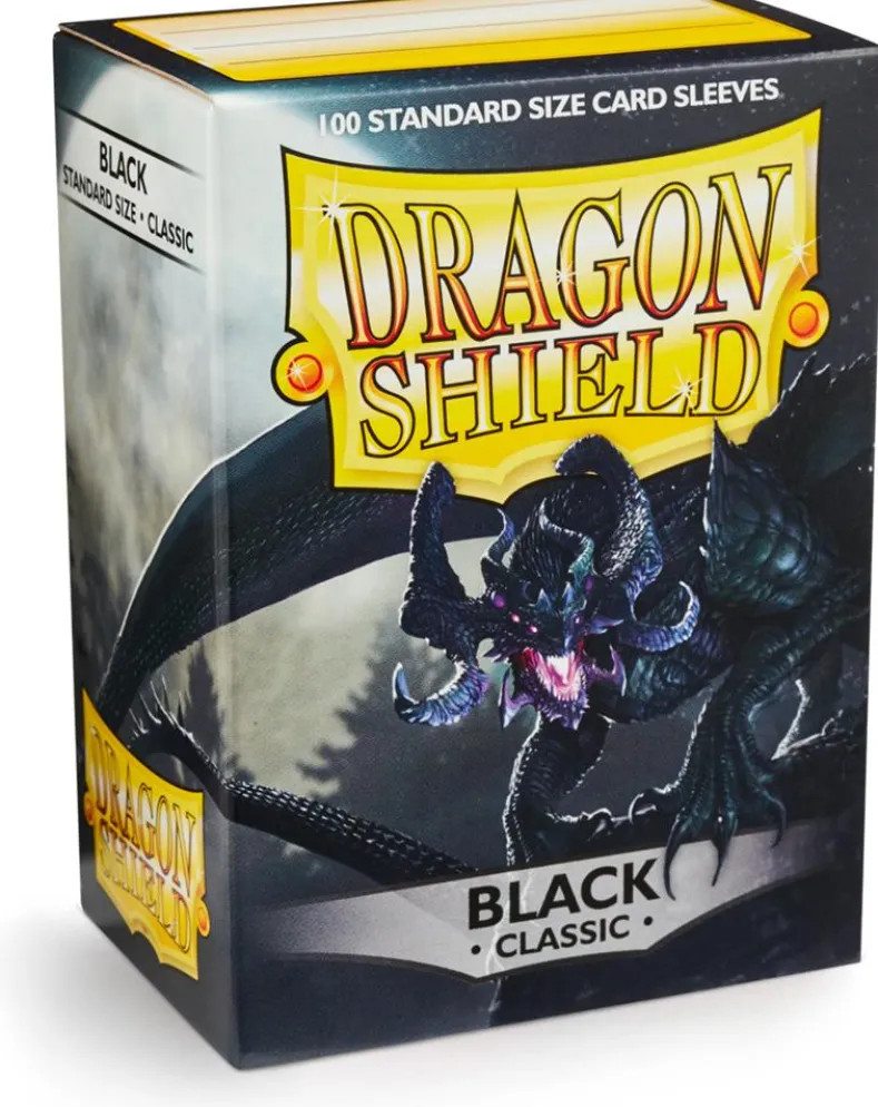 Dragon Shield Sleeves - Black 100 sleeves (63x88mm)