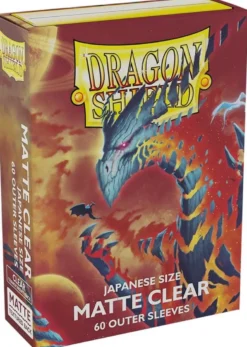 Dragon Shield Sleeves - Japanese Matte Clear (60 stuks)
