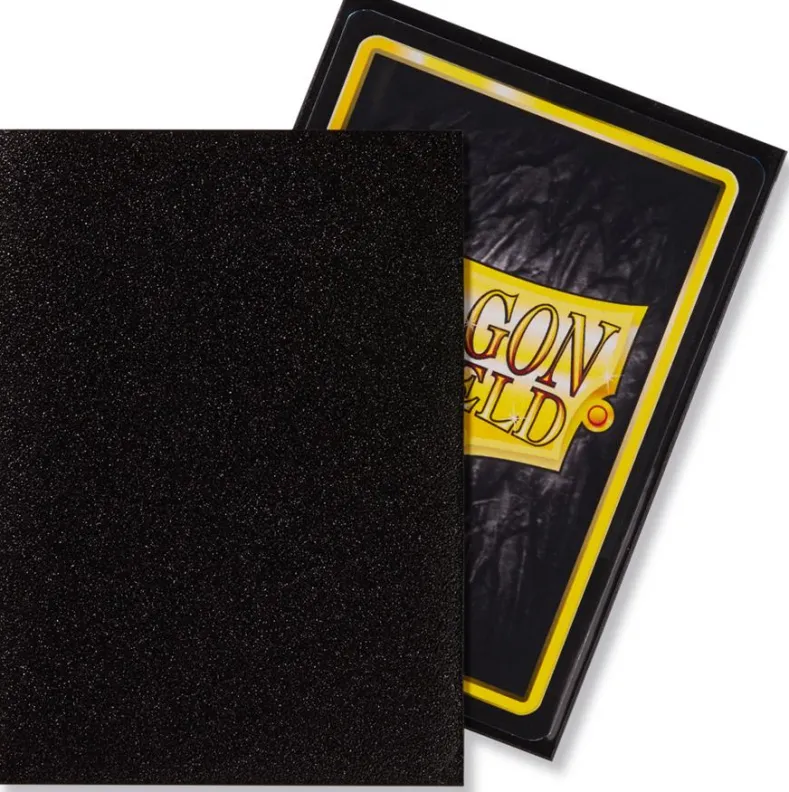 Dragon Shield Sleeves - Matte Jet 100 sleeves (63x88mm)