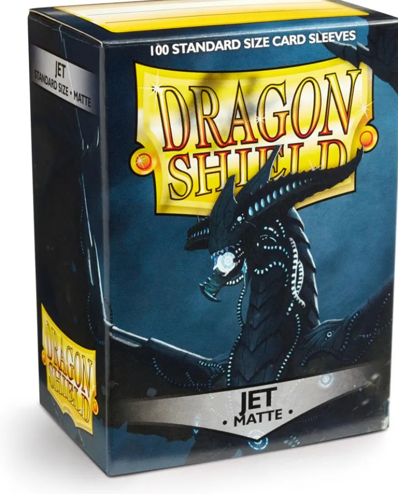 Dragon Shield Sleeves - Matte Jet 100 sleeves (63x88mm)