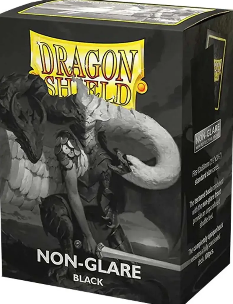 Dragon Shield Sleeves Non Glare - Matte Black (63x88mm)