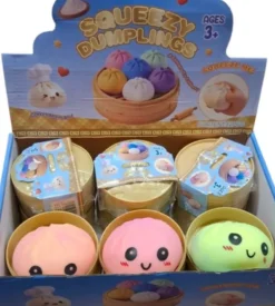 Dumpling Squishy Multi Colour (8,5 cm)
