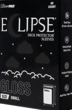 Eclipse Gloss Small Sleeves - Jet Black (60 stuks) - Boxed