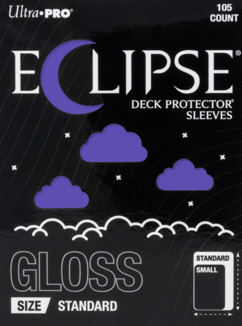 Eclipse Gloss Standard Deck Protector Sleeves - Royal Purple (105 stuks) - Boxed