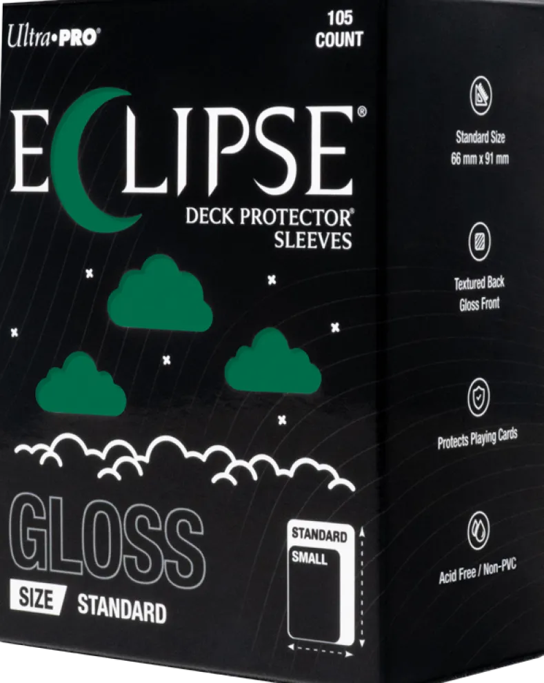 Eclipse Gloss Standard Deck Protector Sleeves - Forest Green (105 stuks) - Boxed