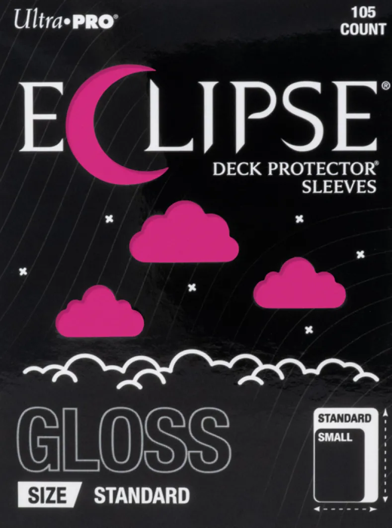 Eclipse Gloss Standard Deck Protector Sleeves - Hot Pink (105 stuks) - Boxed