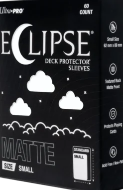 Eclipse Matte Small Sleeves - Arctic White (60 stuks) - Boxed