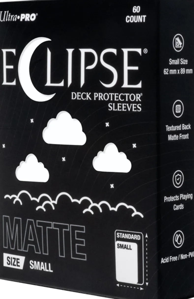 Eclipse Matte Small Sleeves - Arctic White (60 stuks) - Boxed