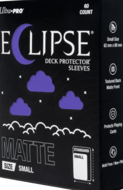 Eclipse Matte Small Sleeves - Royal Purple (60 stuks) - Boxed