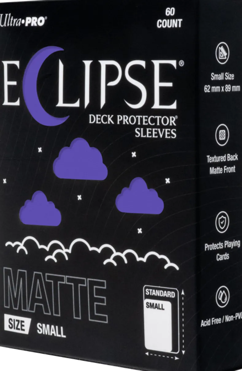 Eclipse Matte Small Sleeves - Royal Purple (60 stuks) - Boxed