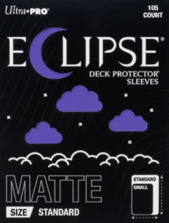 Eclipse Matte Standard Deck Protector Sleeves - Royal Purple (105 stuks) - Boxed