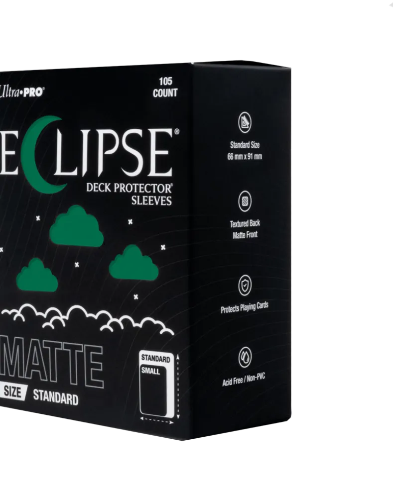 Eclipse Matte Standard Deck Protector Sleeves - Forest Green (105 stuks) - Boxed