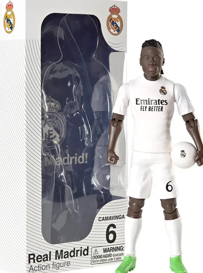 Eduardo Camavinga Real Madrid – Actiefiguur Voetballer (20 cm)