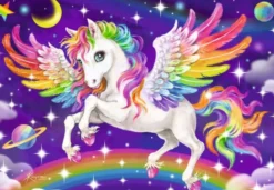 Eenhoorn En Pegasus Puzzel (2 x 24 stukjes)