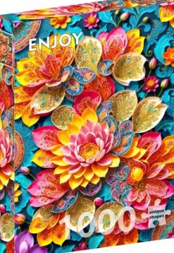 Elegant Waterlilies Puzzel (1000 stukjes)