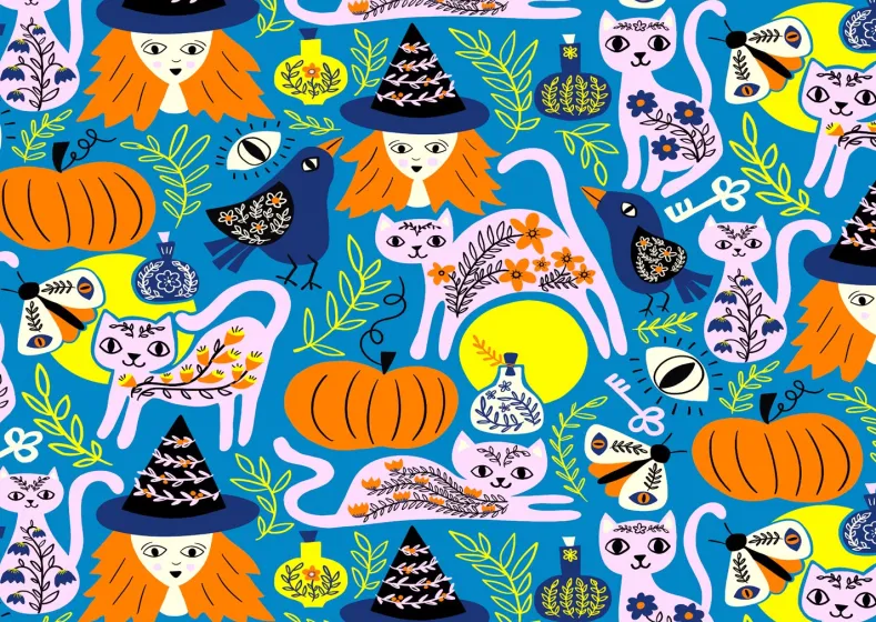 Enchanted Cats Puzzel (1000 stukjes) (doos beschadigd)