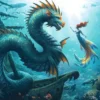 Enchanted Dephts - Dragon, Mermaid and Turtles Puzzel (1000 stukjes)