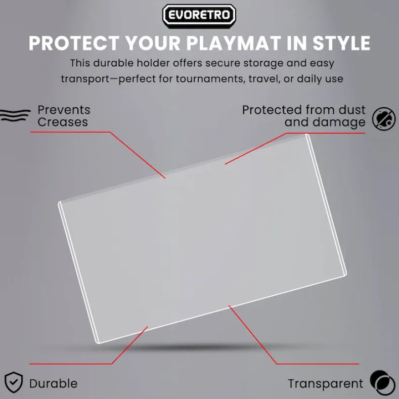Evoretro - Topload Holder For Playmat 36x62 cm Playmats (5 stuks)