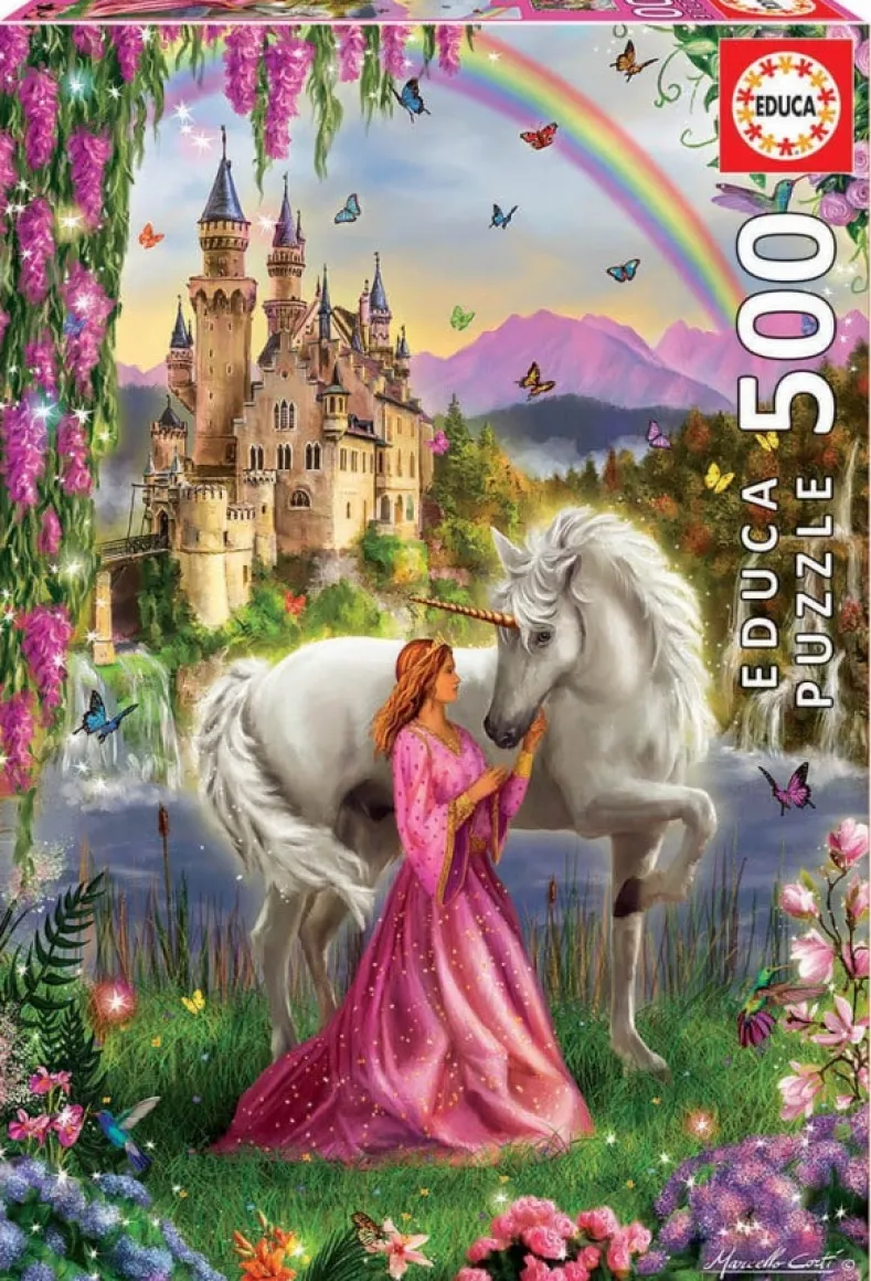 Fairy And Unicorn Puzzel (500 stukjes)