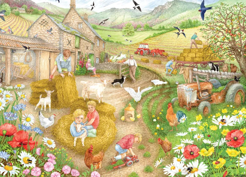 Falcon - Bringing in the Hay Puzzel (1000 stukjes)