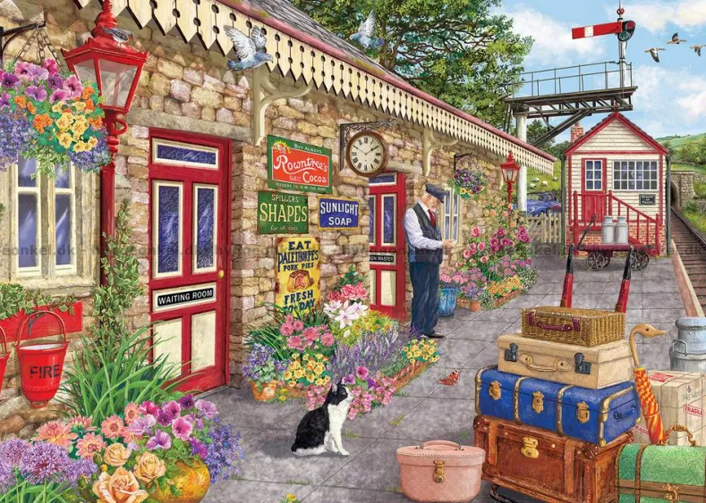 Falcon – Station Blooms Puzzel (1000 stukjes)