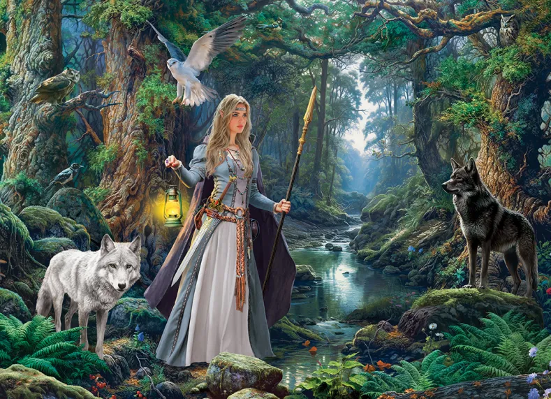 Fantasy Forest Puzzel (1000 stukjes)