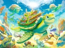 Fantasy world Puzzel (200 XXL stukjes)