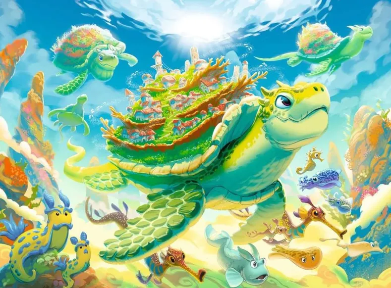 Fantasy world Puzzel (200 XXL stukjes)